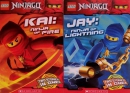 Kai : ninja of fire ; Zane : ninja of ice