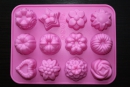 Flower silicone baking mold [mold]
