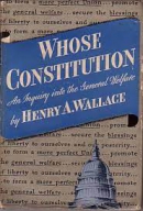 Whose constitution? : an inquiry into the general welfare