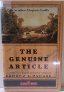 The genuine article [large print] : a historian looks at early America