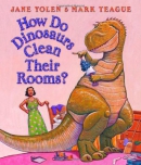 How do dinosaurs clean their rooms?