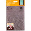 Cricut cuttlebug [learning tool]. Modern vines embossing folder