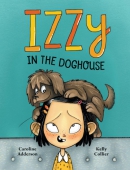 Izzy in the doghouse